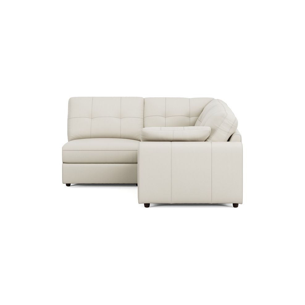 Marley 3 Seat Right Hand Modular Corner Sofa in Oslo Bone China Leather - Group 7 4