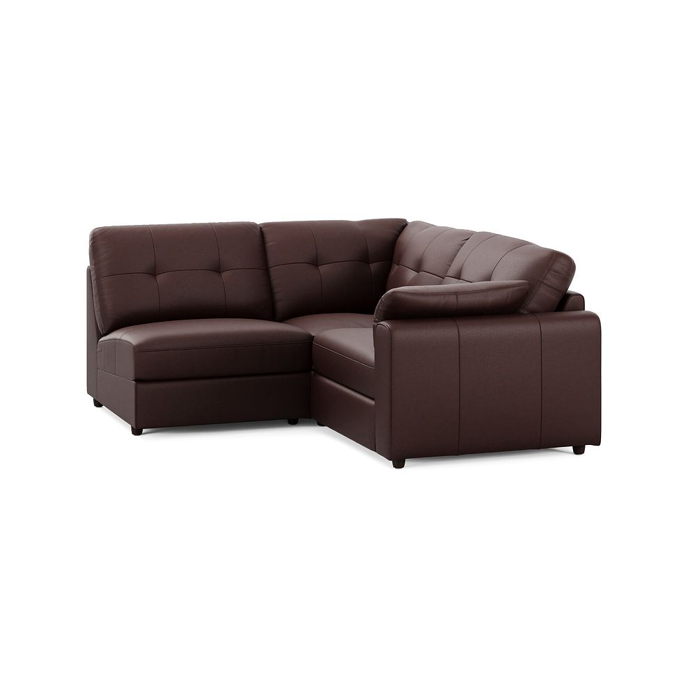 Marley 3 Seat Right Hand Modular Corner Sofa in Oslo Chestnut Leather - Group 7 1