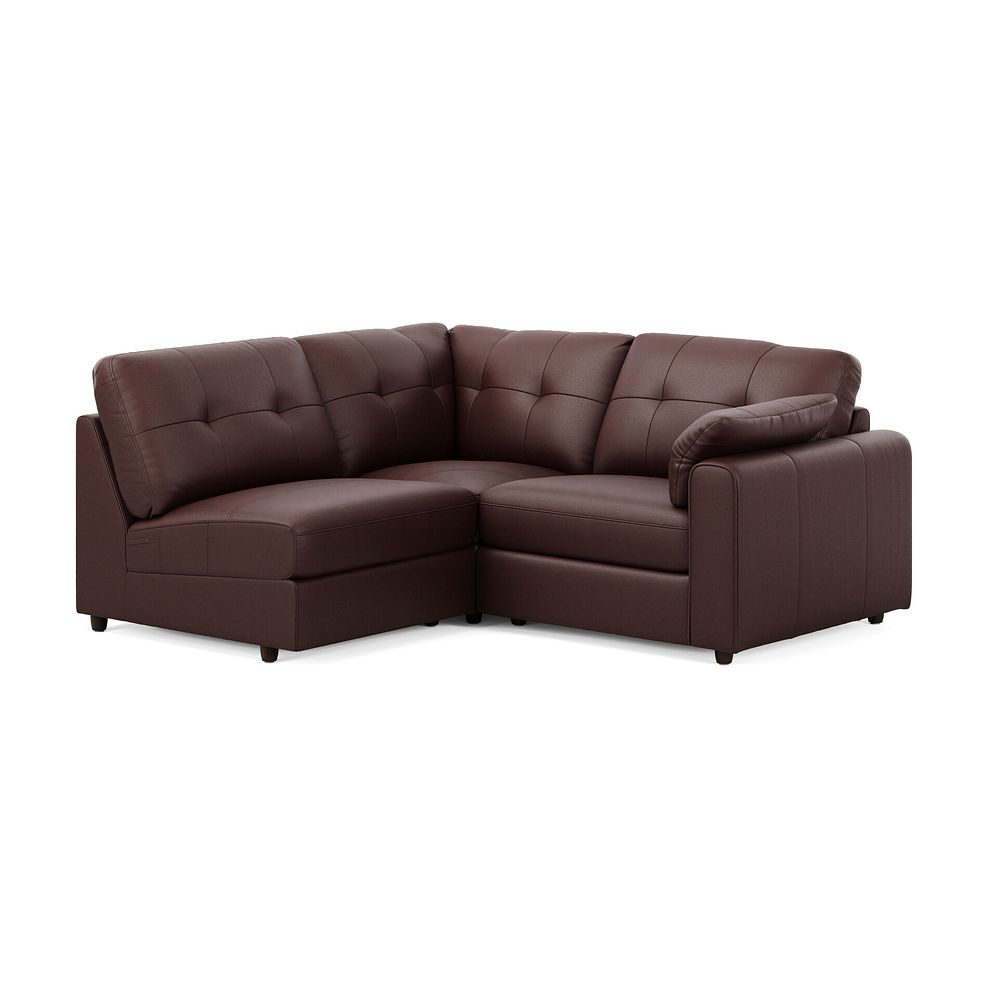 Marley 3 Seat Right Hand Modular Corner Sofa in Oslo Chestnut Leather - Group 7 3