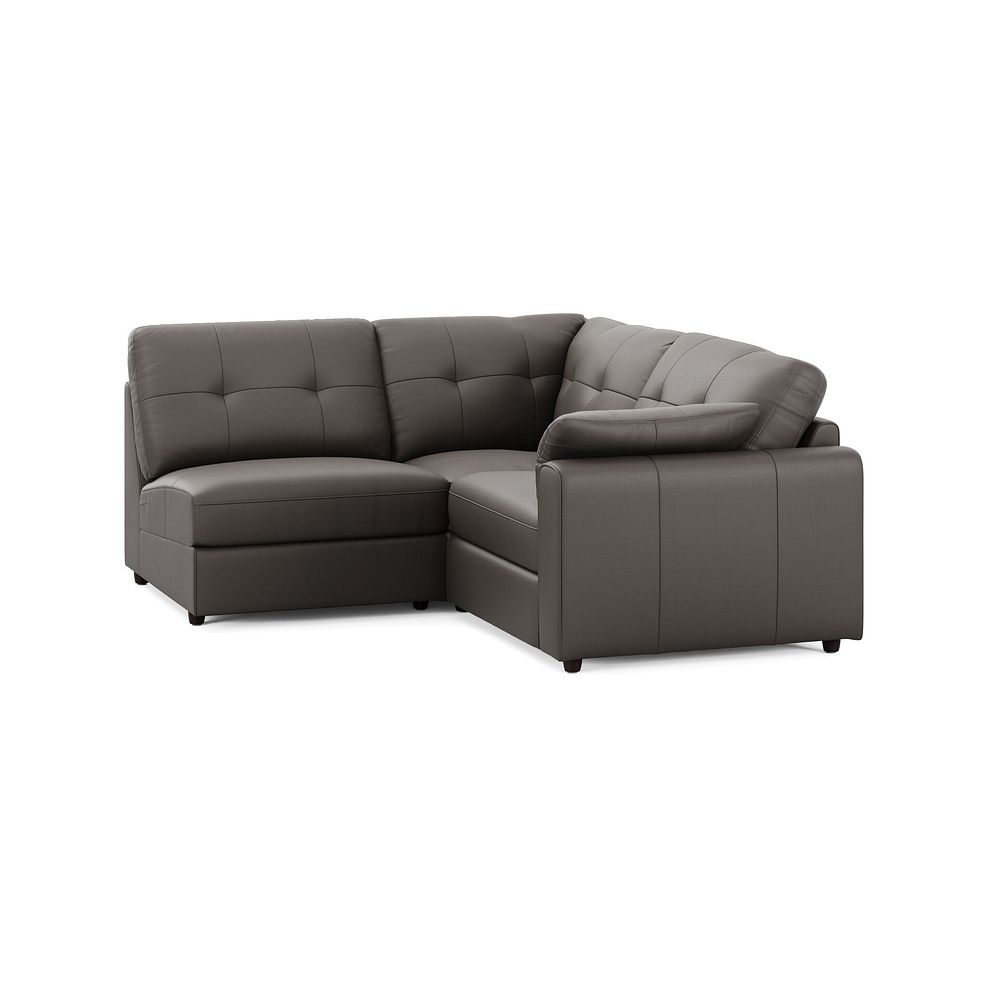 Marley 3 Seat Right Hand Modular Corner Sofa in Oslo Elephant Grey Leather - Group 7 3