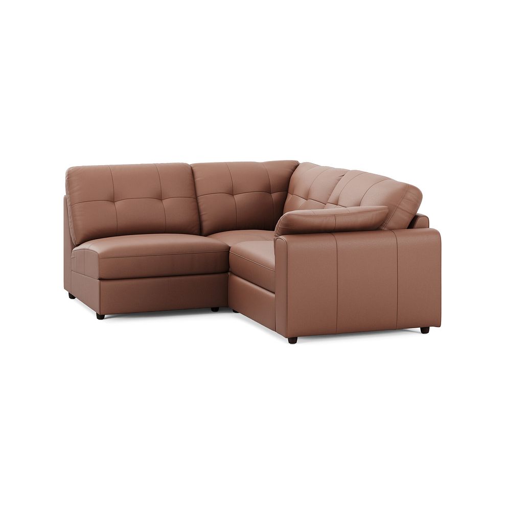 Marley 3 Seat Right Hand Modular Corner Sofa in Oslo Mocha Mouse Leather - Group 7 1