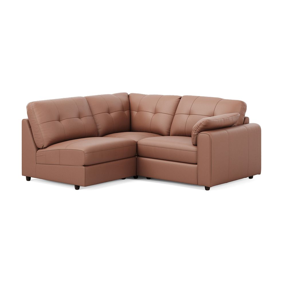 Marley 3 Seat Right Hand Modular Corner Sofa in Oslo Mocha Mouse Leather - Group 7 3