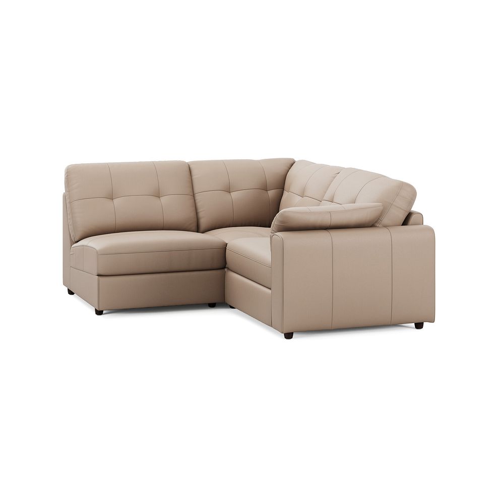 Marley 3 Seat Right Hand Modular Corner Sofa in Oslo Mushroom Leather - Group 7 1