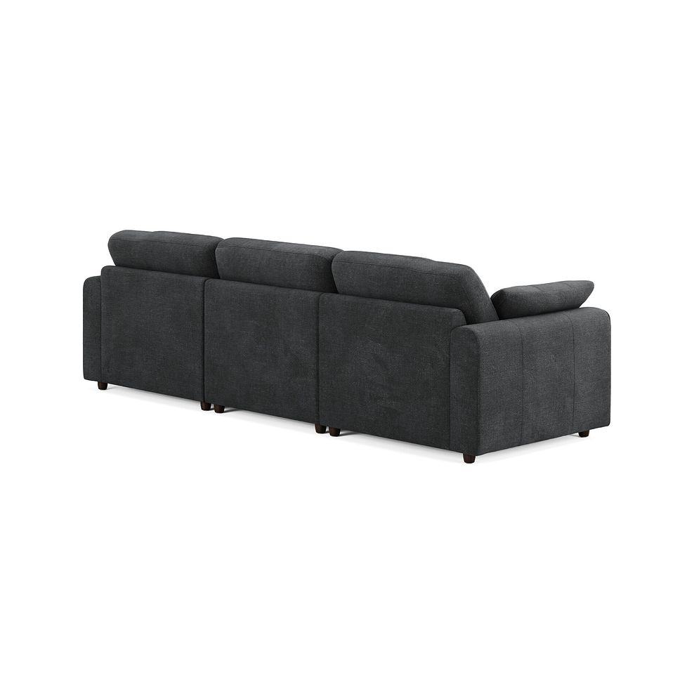 Marley 3 Seater Modular Sofa in Lila Charcoal Fabric - Group 9 2