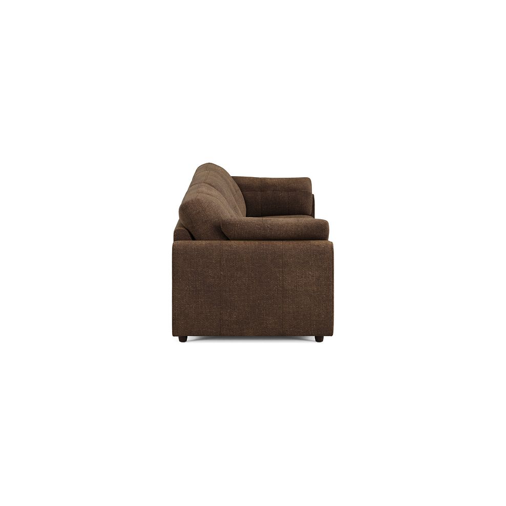 Marley 3 Seater Modular Sofa in Lila Chocolate Fabric - Group 9 4