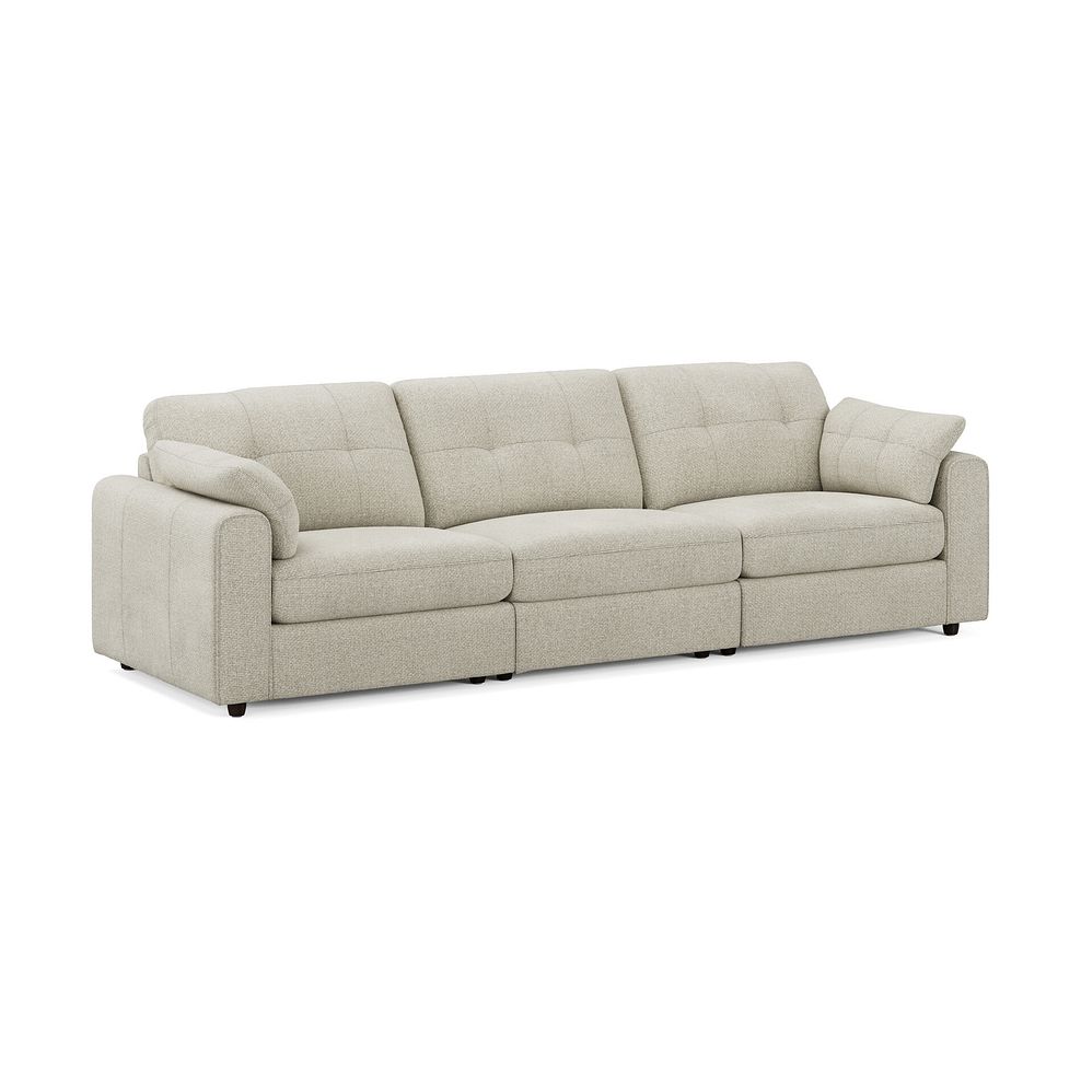 Marley 3 Seater Modular Sofa in Lila Ivory Fabric - Group 9 1