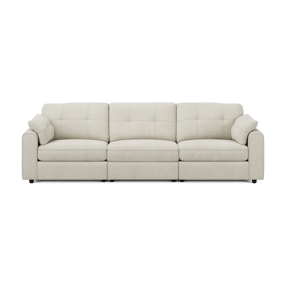Marley 3 Seater Modular Sofa in Lila Ivory Fabric - Group 9 3