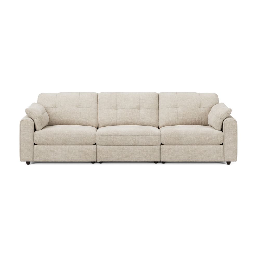 Marley 3 Seater Modular Sofa in Lila Natural Fabric - Group 9 3