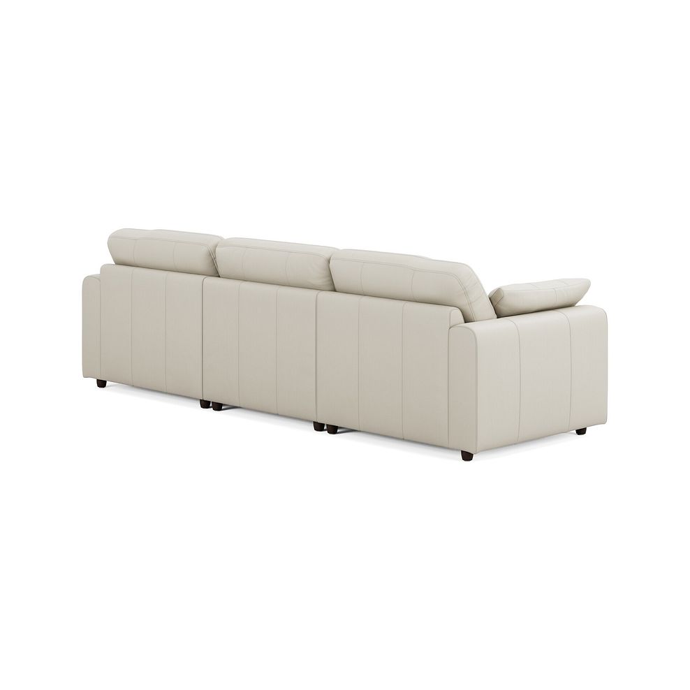 Marley 3 Seater Modular Sofa in Oslo Bone China Leather - Group 9 2