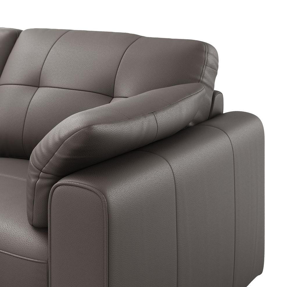 Marley 3 Seater Modular Sofa in Oslo Elephant Grey Leather - Group 9 5