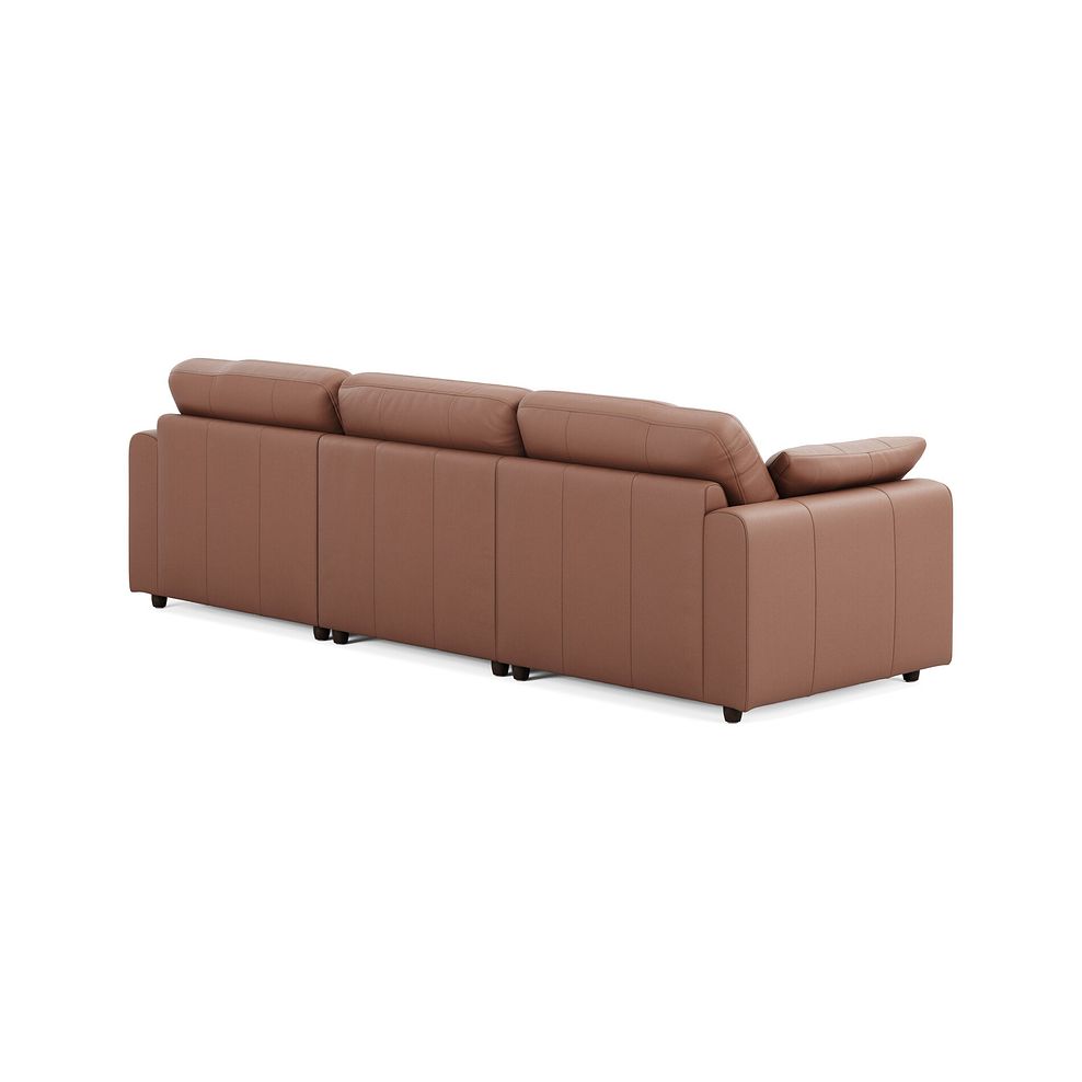 Marley 3 Seater Modular Sofa in Oslo Mocha Mouse Leather - Group 9 2