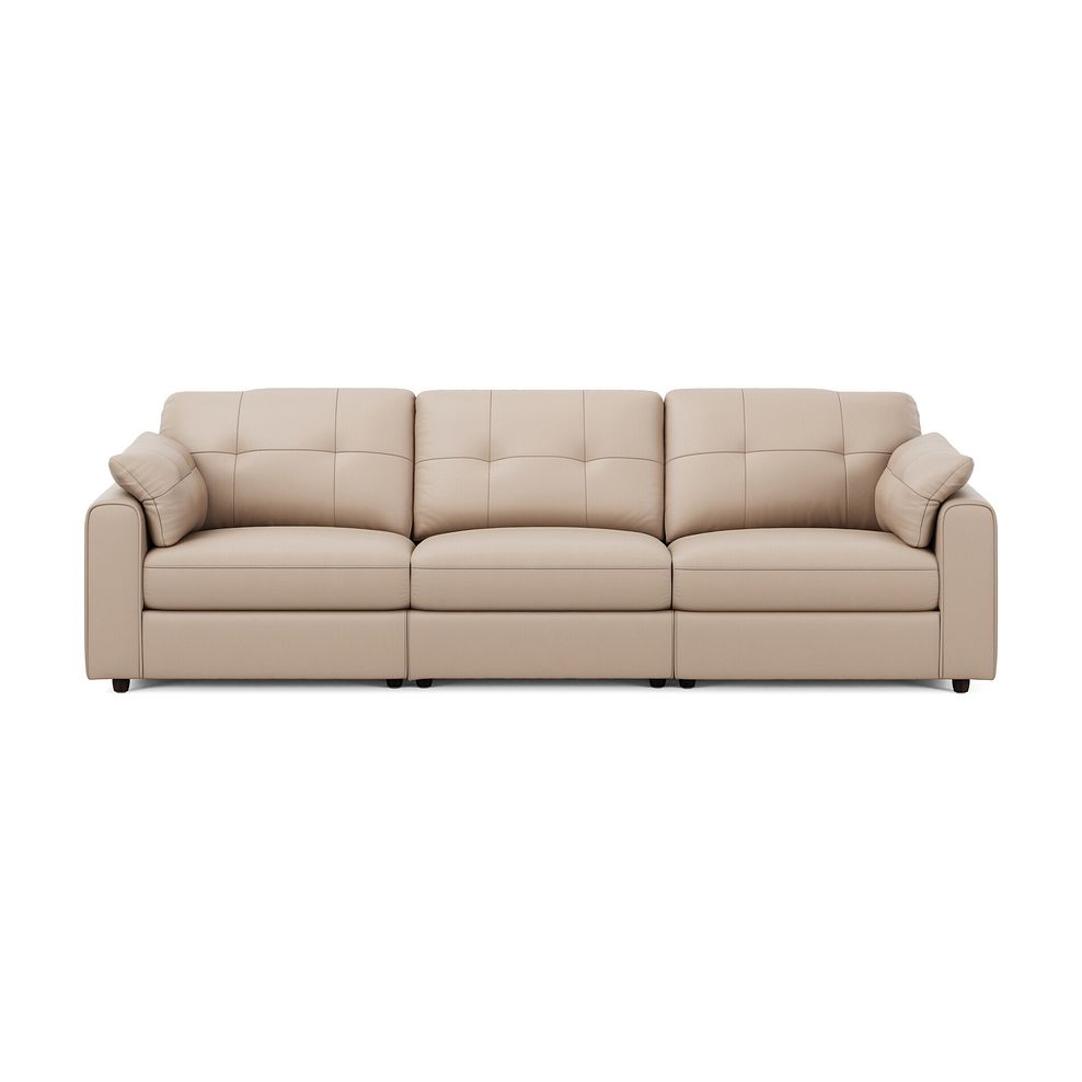 Marley 3 Seater Modular Sofa in Oslo Mushroom Leather - Group 9 2