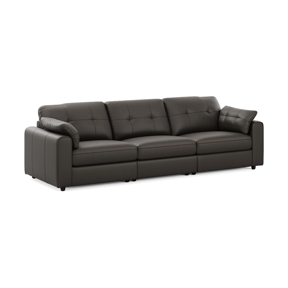 Marley 3 Seater Modular Sofa in Oslo Storm Leather - Group 9 1