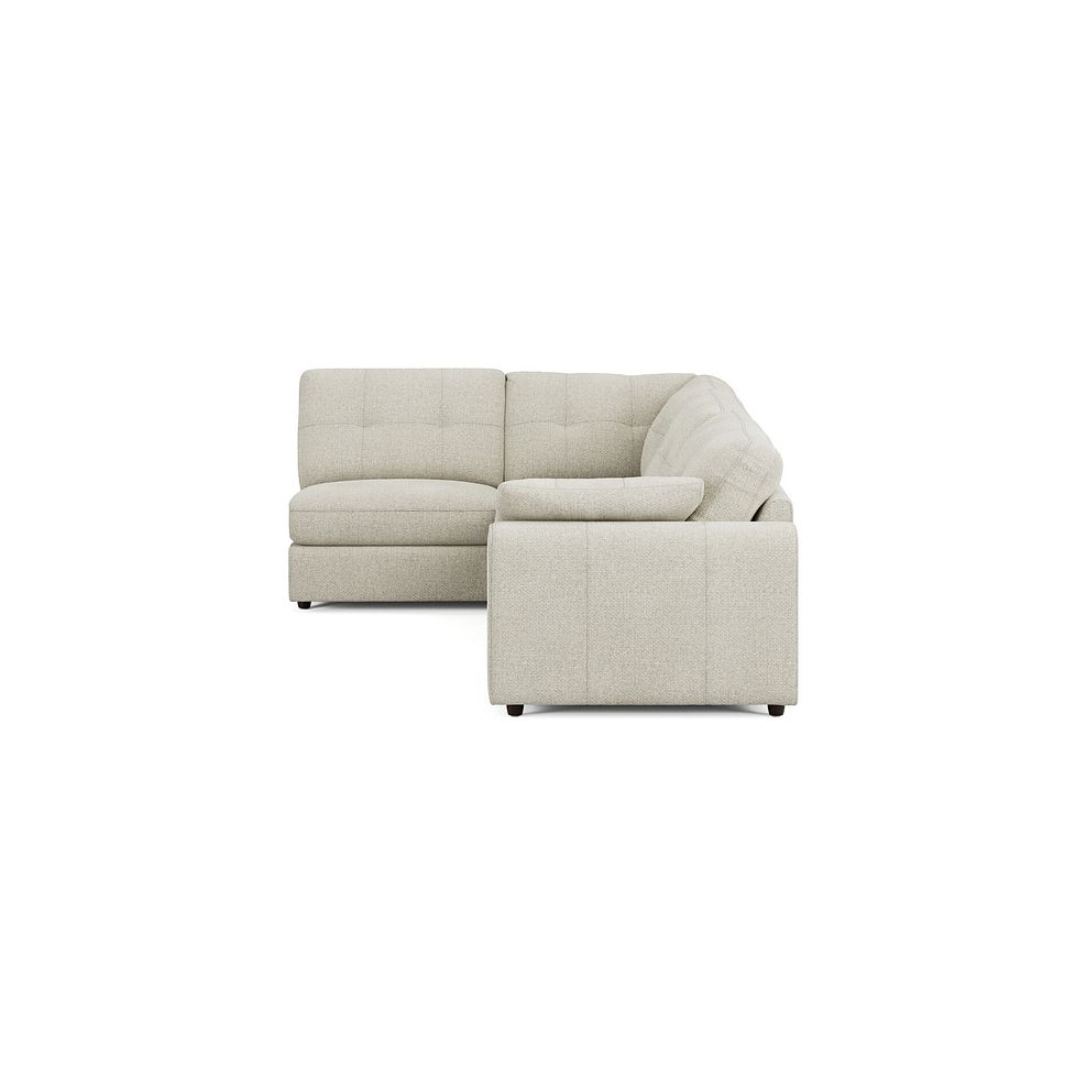 Marley 4 Seat Left Hand Modular Corner Sofa in Lila Ivory Fabric - Group 4 4