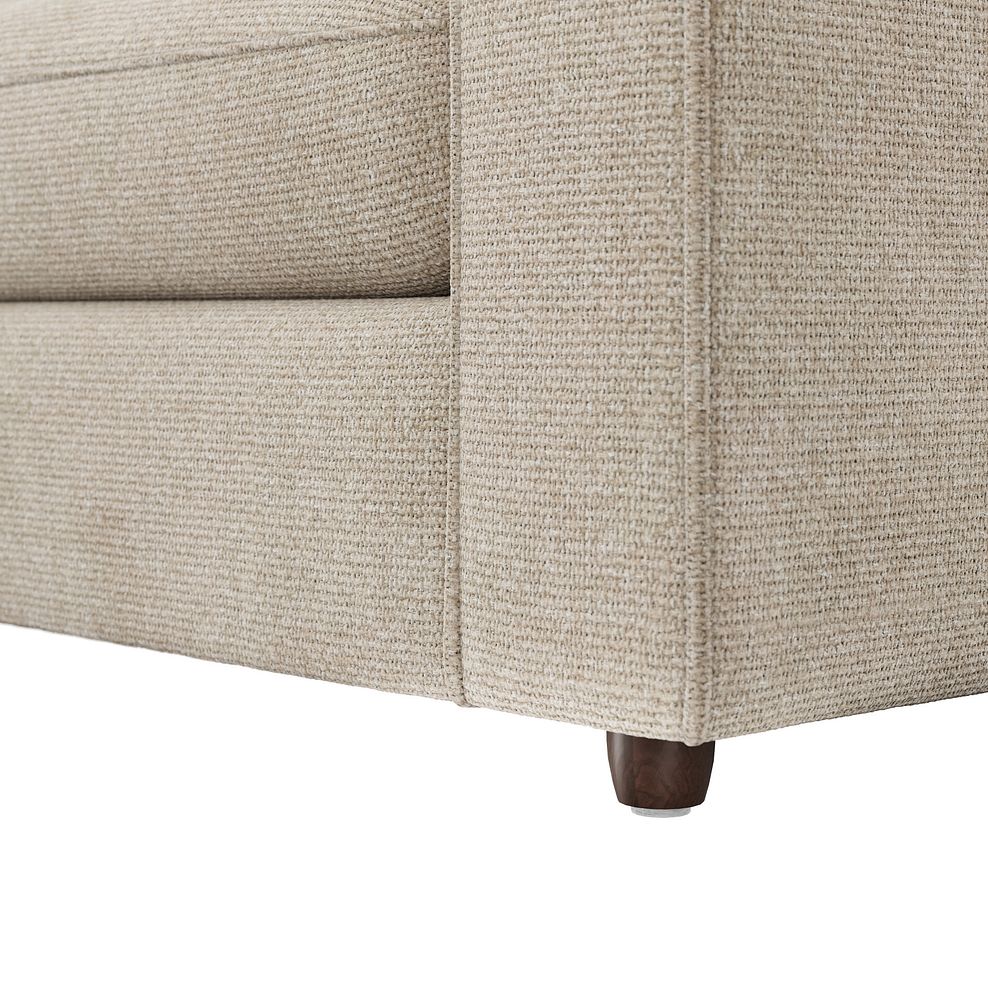 Marley 4 Seat Left Hand Modular Corner Sofa in Lila Natural Fabric - Group 4 8