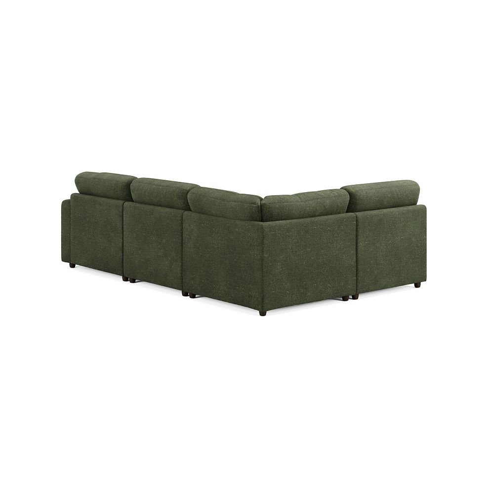 Marley 4 Seat Left Hand Modular Corner Sofa in Lila Pine Fabric - Group 4 2