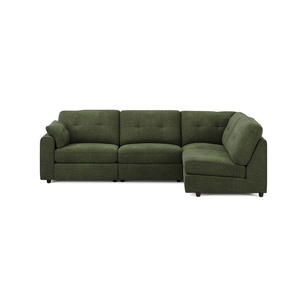 Marley 4 Seat Left Hand Modular Corner Sofa in Lila Pine Fabric - Group 4 4