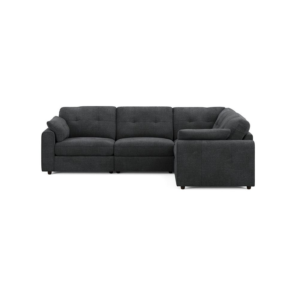 Marley 4 Seat Modular Left Hand Corner Sofa in Lila Charcoal Fabric - Group 2 3