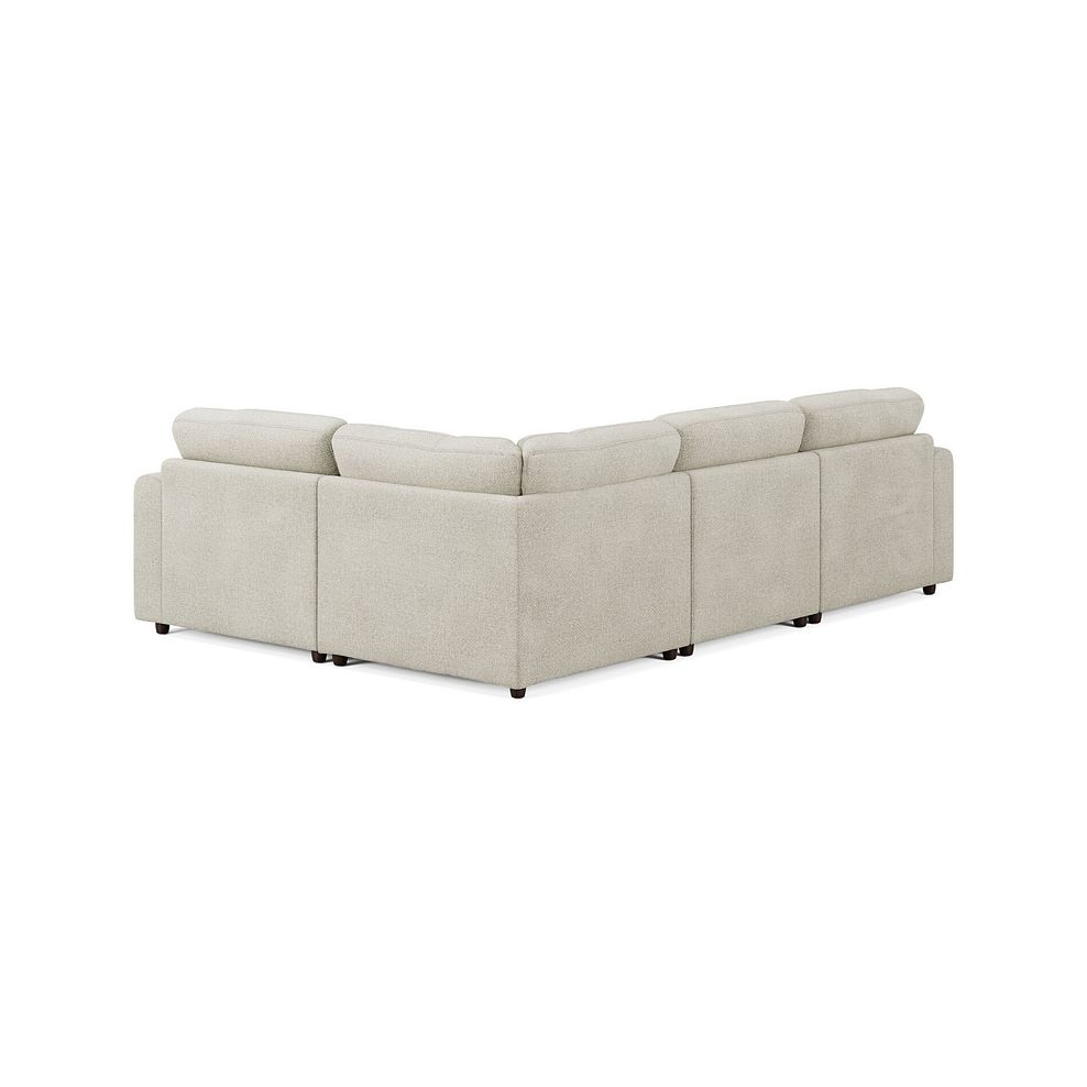 Marley 4 Seat Modular Left Hand Corner Sofa in Lila Ivory Fabric - Group 2 2
