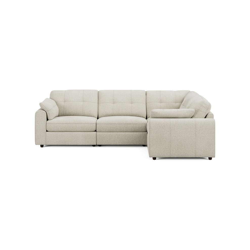 Marley 4 Seat Modular Left Hand Corner Sofa in Lila Ivory Fabric - Group 2 3