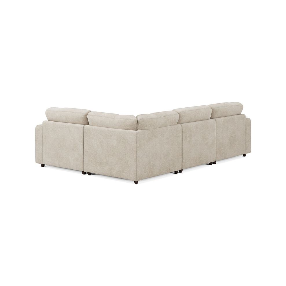 Marley 4 Seat Modular Left Hand Corner Sofa in Lila Natural Fabric - Group 2 2