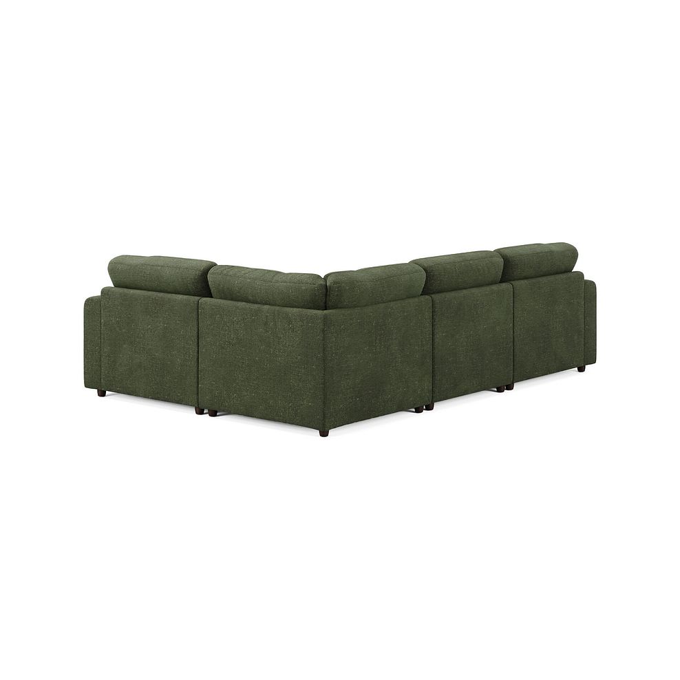 Marley 4 Seat Modular Left Hand Corner Sofa in Lila Pine Fabric - Group 2 2