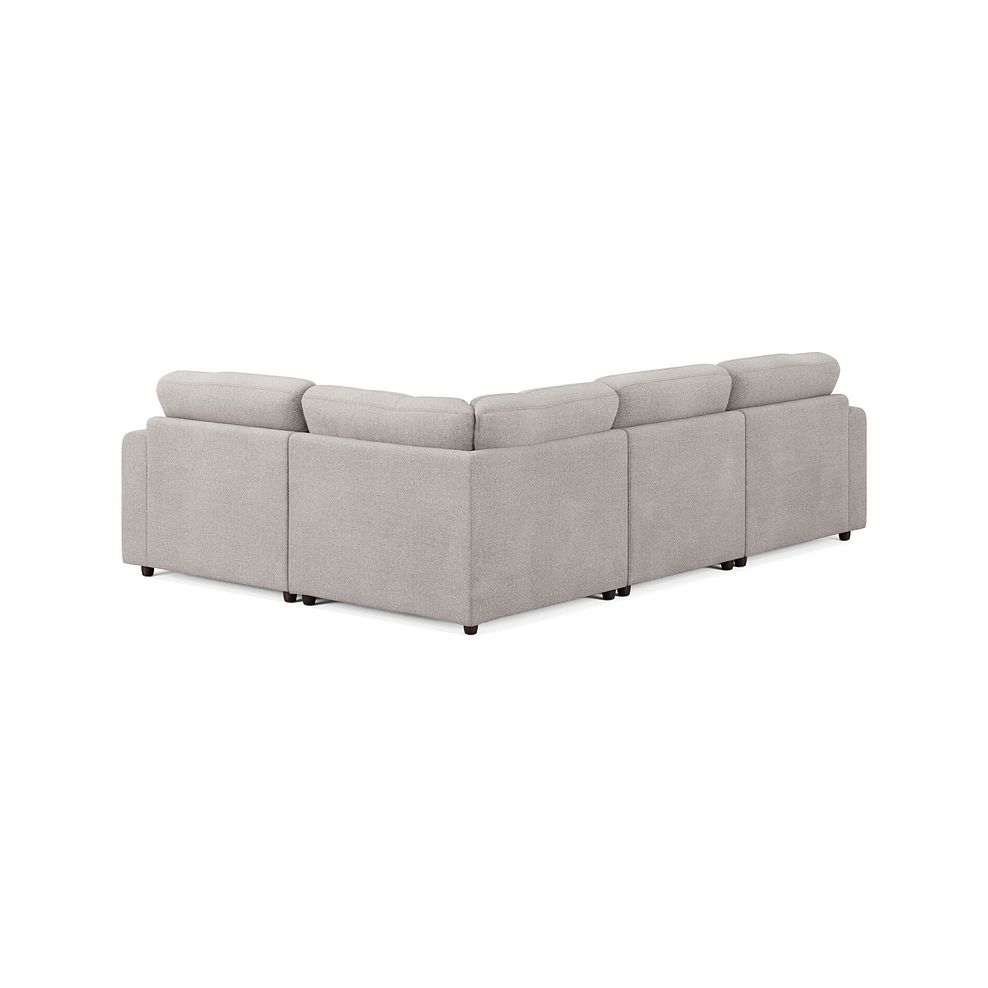 Marley 4 Seat Modular Left Hand Corner Sofa in Lila Stone Fabric - Group 2 2