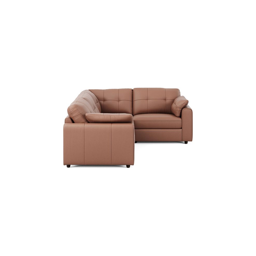 Marley 4 Seat Modular Left Hand Corner Sofa in Oslo Mocha Mouse Leather - Group 2 4