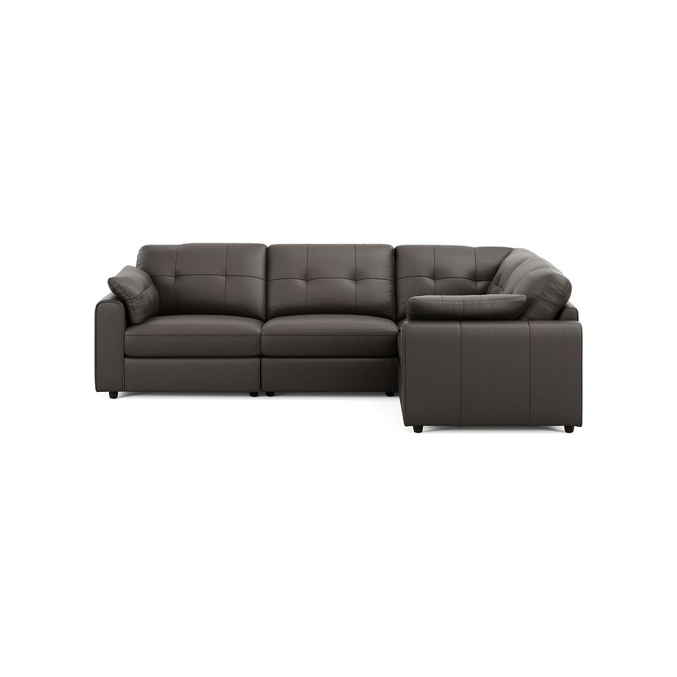Marley 4 Seat Modular Left Hand Corner Sofa in Oslo Storm Leather - Group 2 3