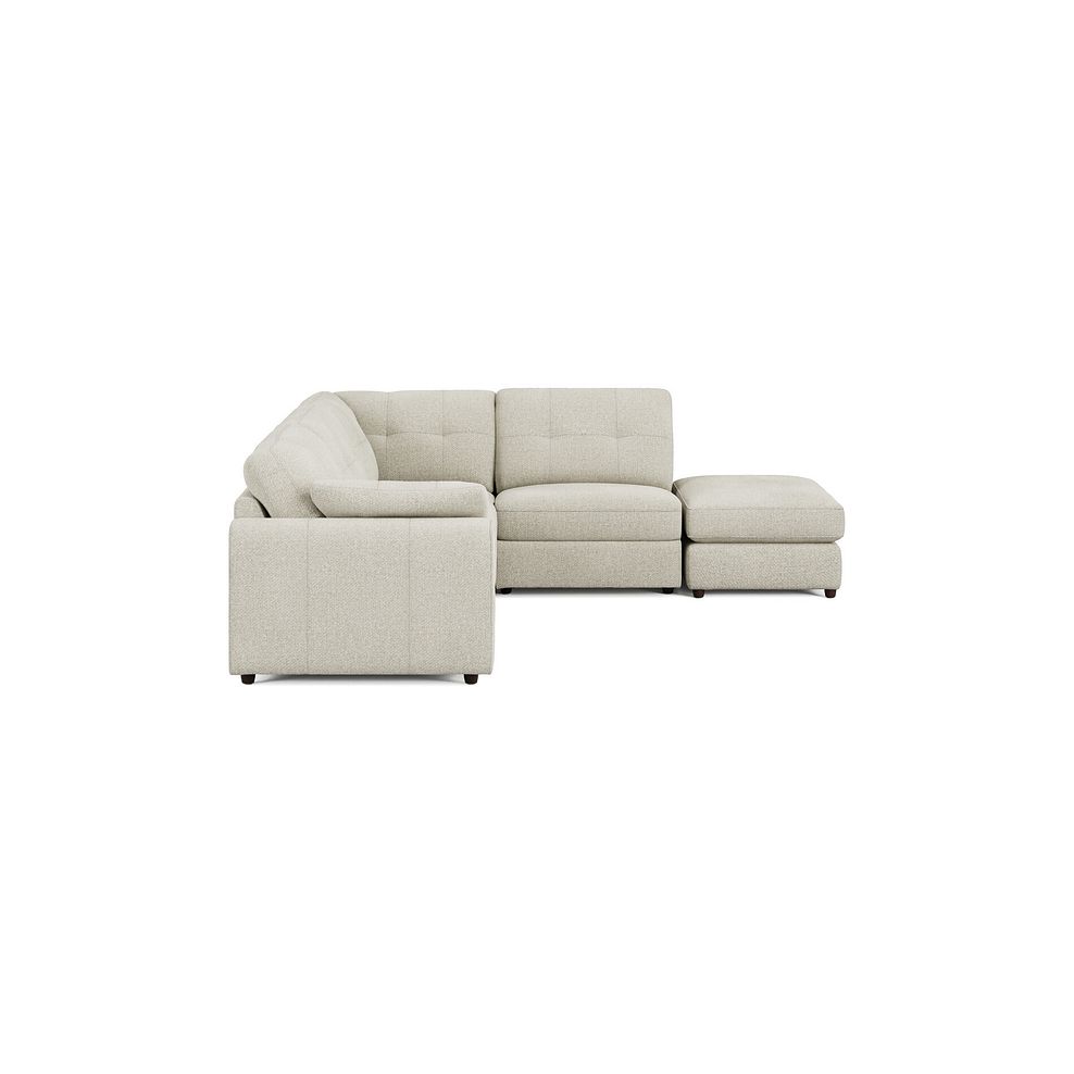 Marley 4 Seat Modular Open End Left Hand Corner Sofa in Lila Ivory Fabric -  Group 4 FOOT 4