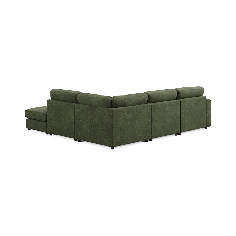 Marley 4 Seat Modular Open End Left Hand Corner Sofa in Lila Pine Fabric -  Group 4 FOOT 2