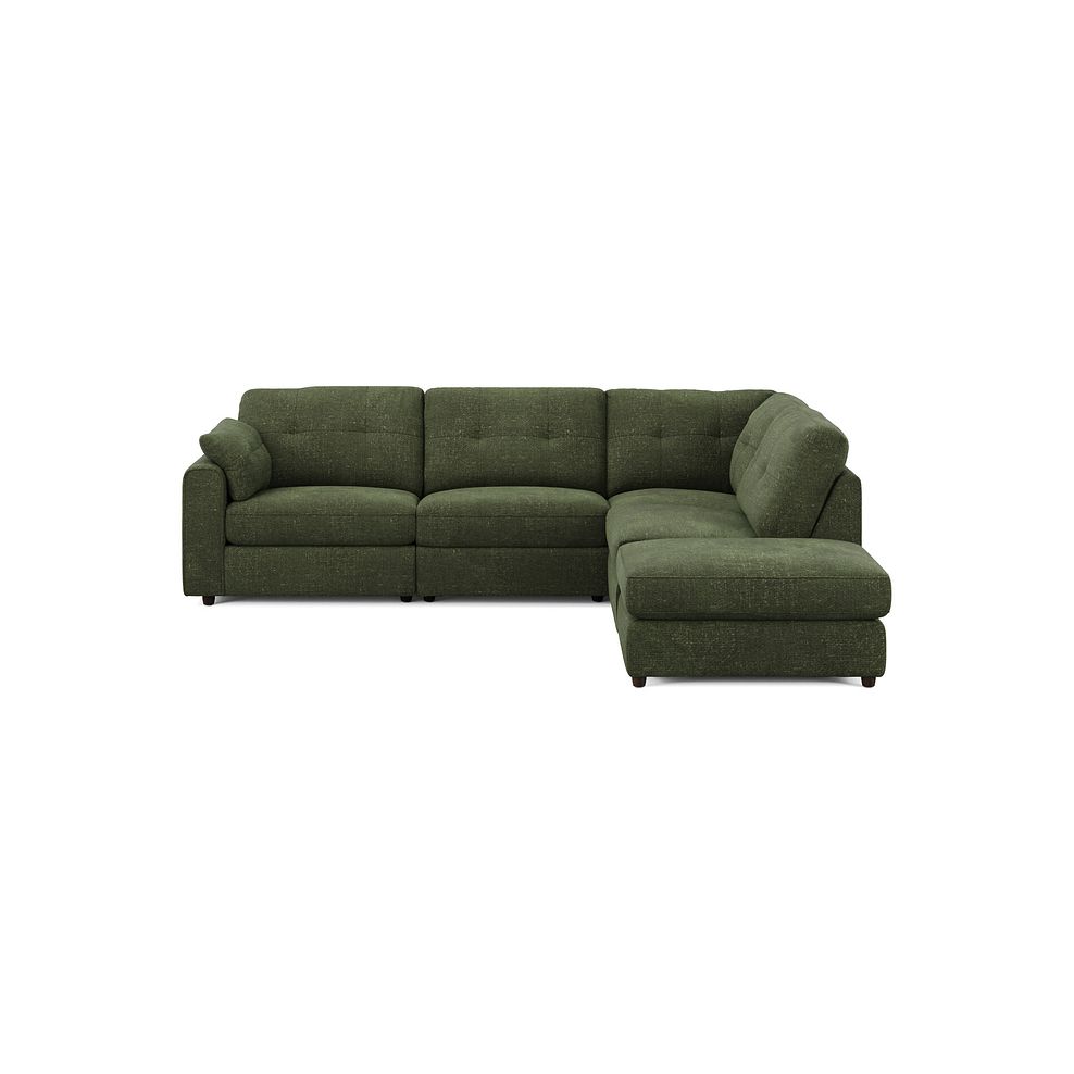 Marley 4 Seat Modular Open End Left Hand Corner Sofa in Lila Pine Fabric -  Group 4 FOOT 3