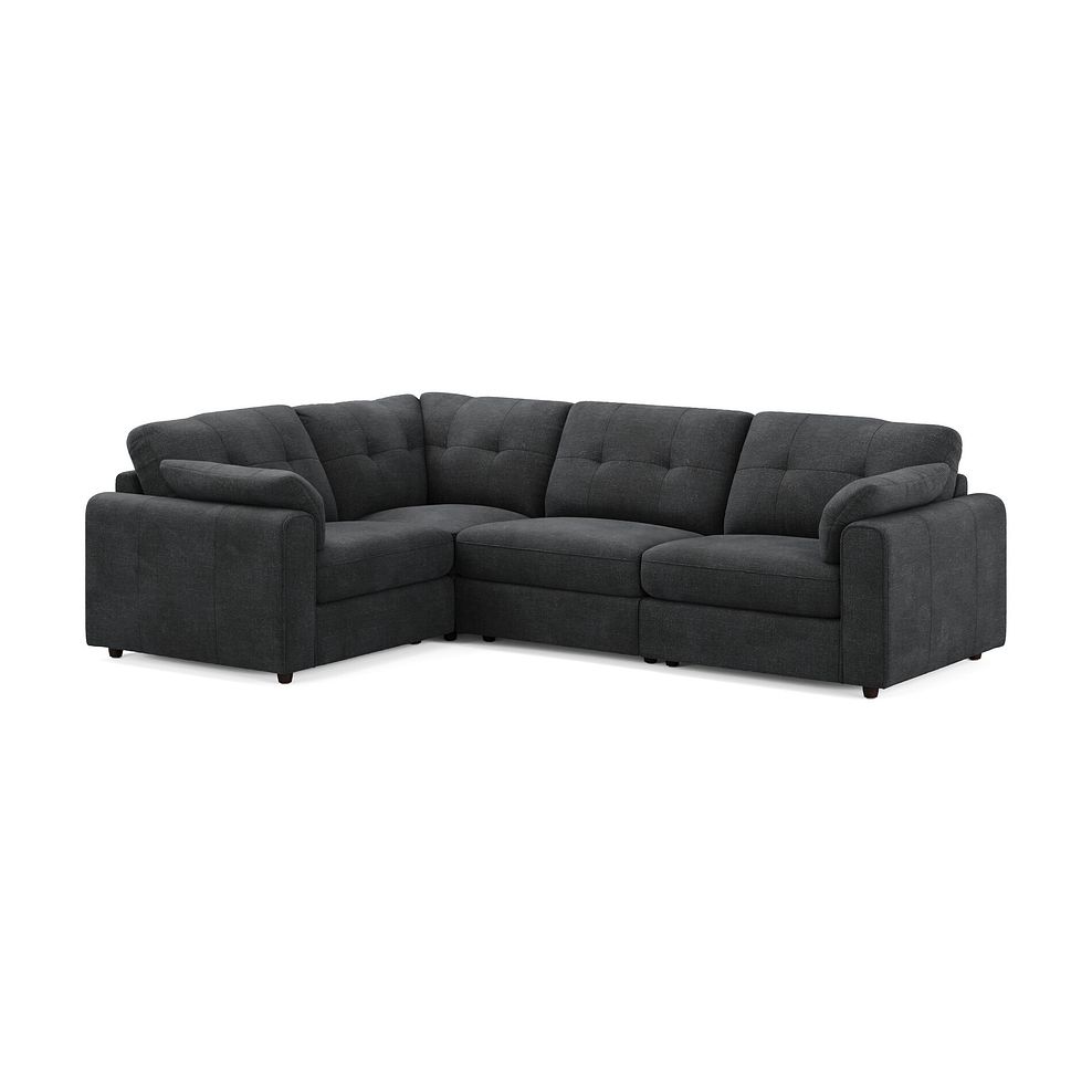 Marley 4 Seat Modular Right Hand Corner Sofa in Lila Charcoal Fabric - Group 2 1