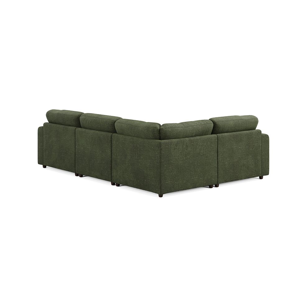 Marley 4 Seat Modular Right Hand Corner Sofa in Lila Pine Fabric - Group 2 2