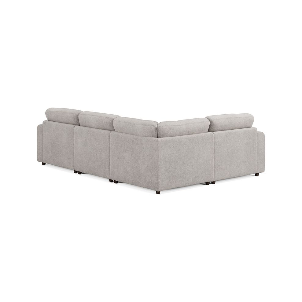 Marley 4 Seat Modular Right Hand Corner Sofa in Lila Stone Fabric - Group 2 2