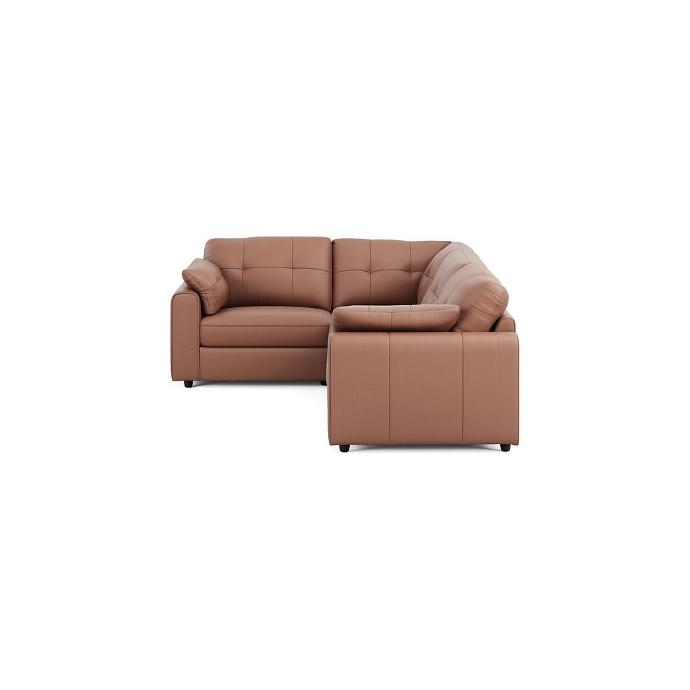 Marley 4 Seat Modular Right Hand Corner Sofa in Oslo Mocha Mouse Leather - Group 2 4