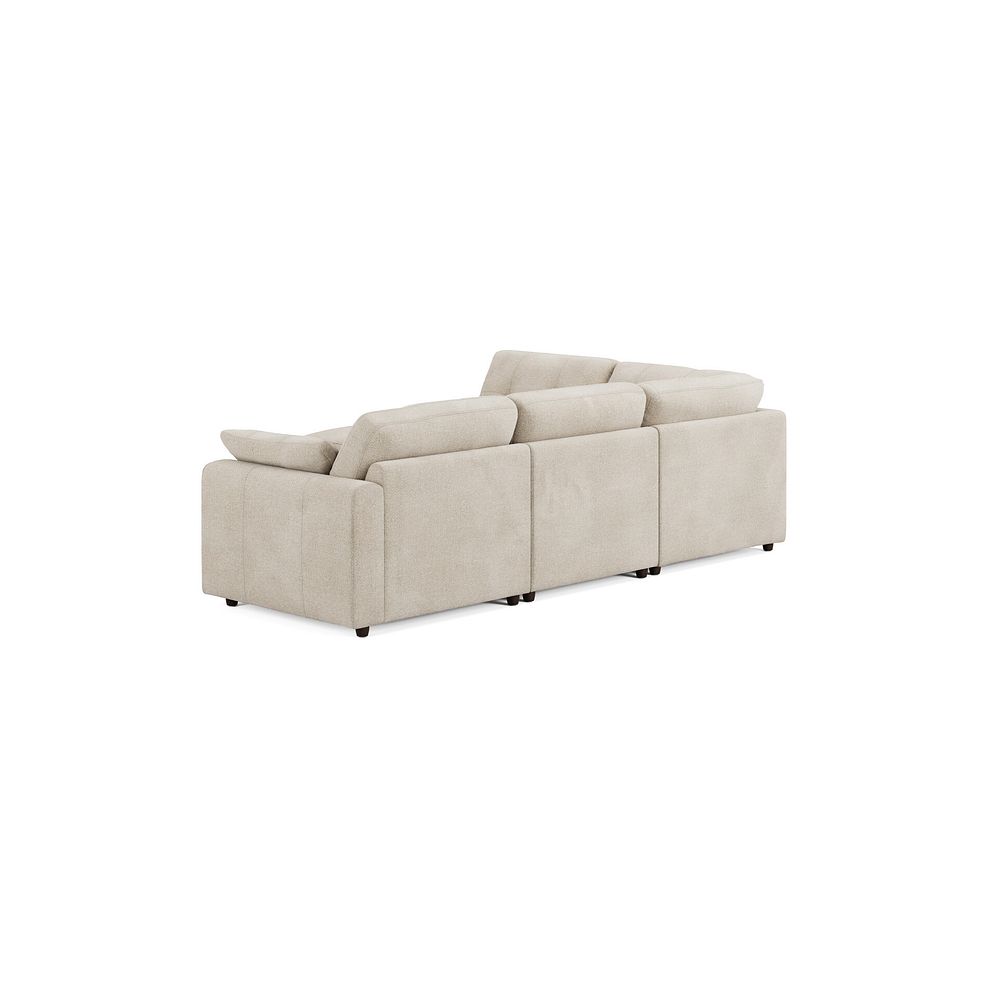 Marley 4 Seat Modular Open End Right Hand Corner Sofa in Lila Natural Fabric -Group 5 FOOT 2