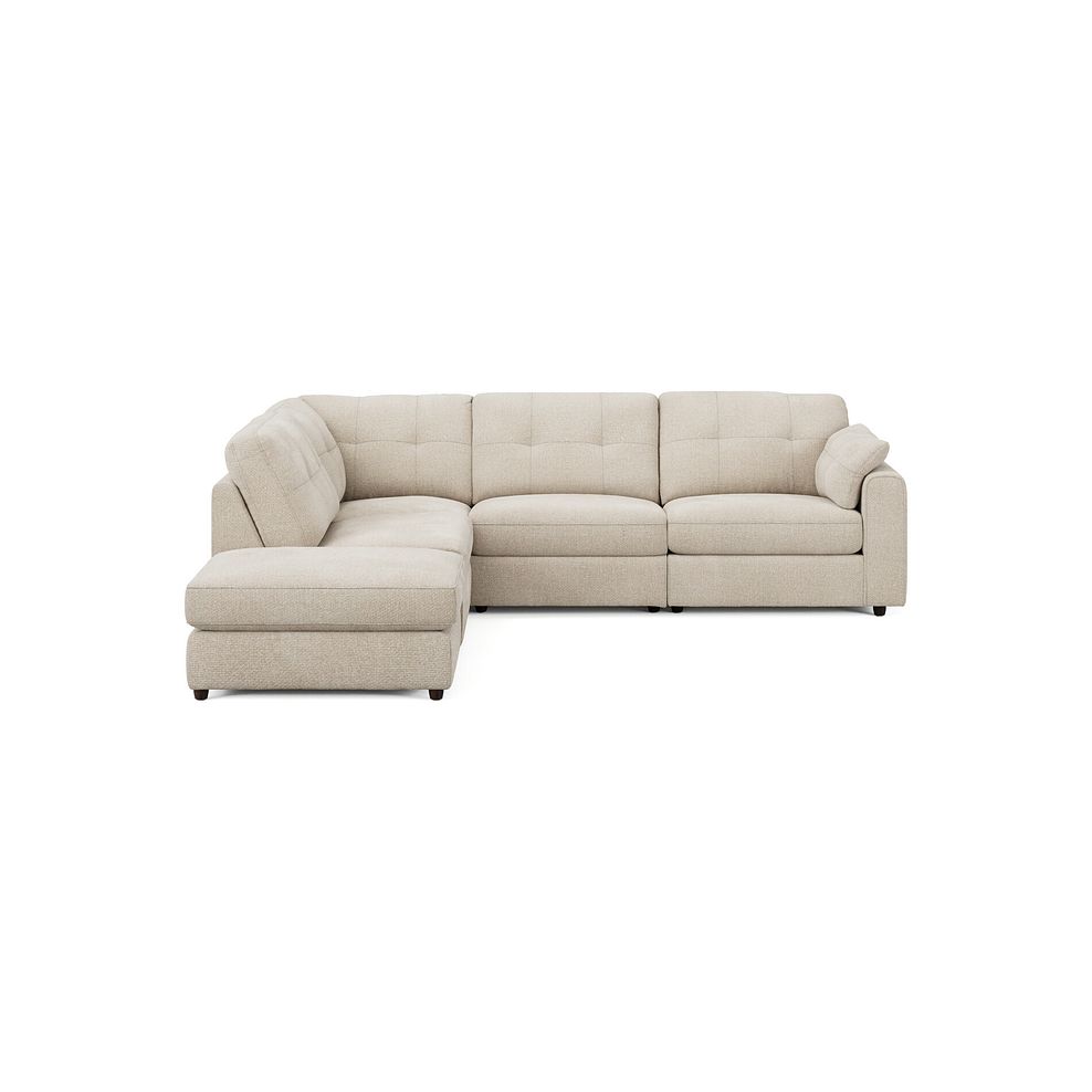 Marley 4 Seat Modular Open End Right Hand Corner Sofa in Lila Natural Fabric -Group 5 FOOT 3