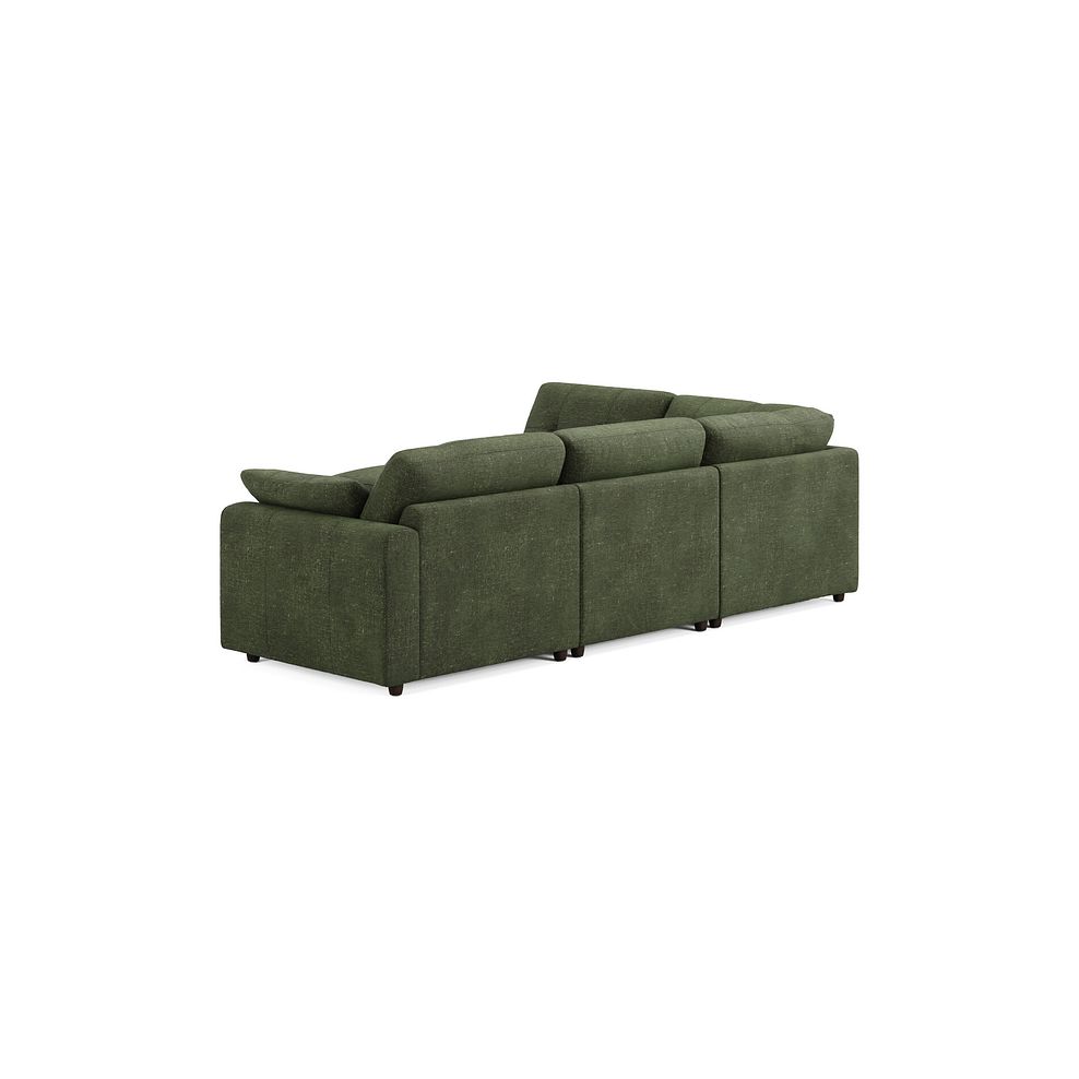 Marley 4 Seat Modular Open End Right Hand Corner Sofa in Lila Pine Fabric -Group 5 FOOT 2