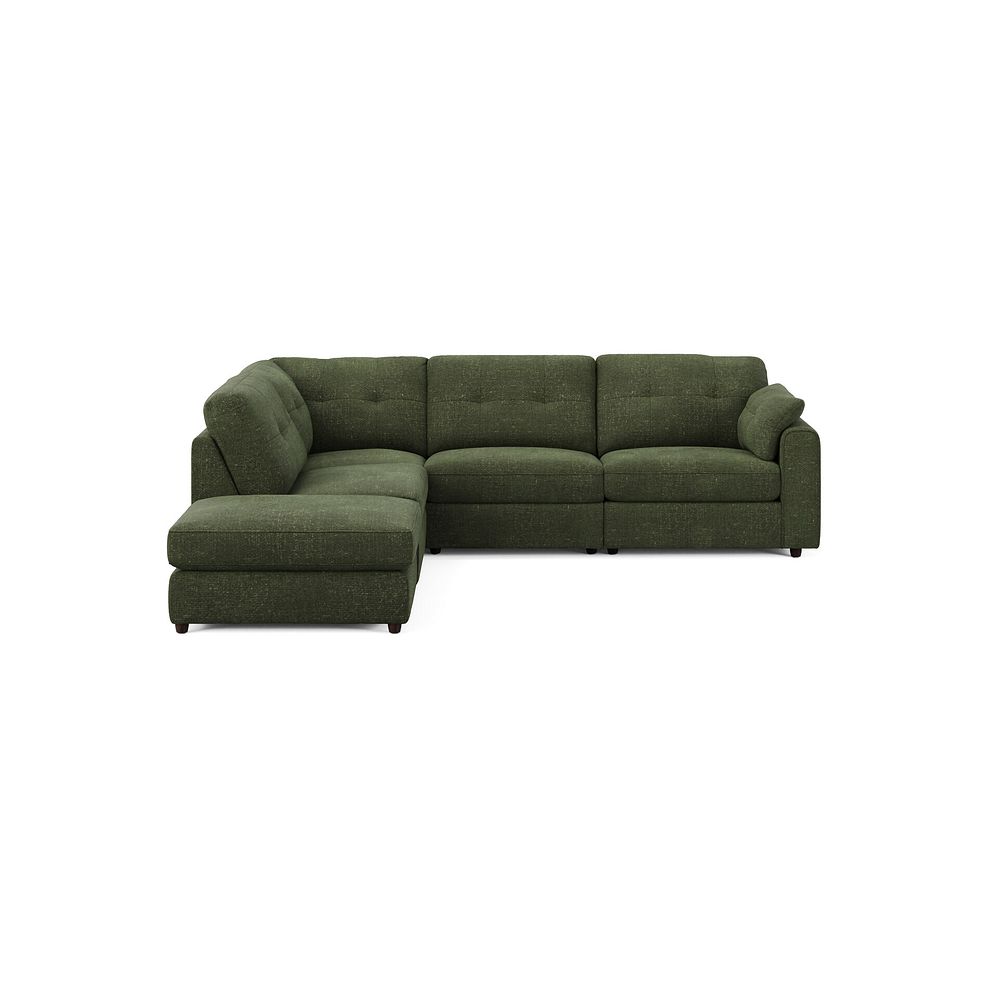 Marley 4 Seat Modular Open End Right Hand Corner Sofa in Lila Pine Fabric -Group 5 FOOT 3