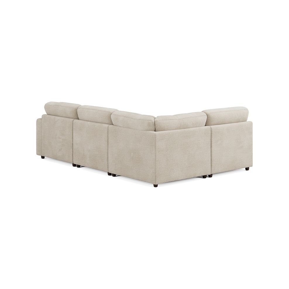 Marley 4 Seat Right Hand Modular Corner Sofa in Lila Natural Fabric - Group 5 3