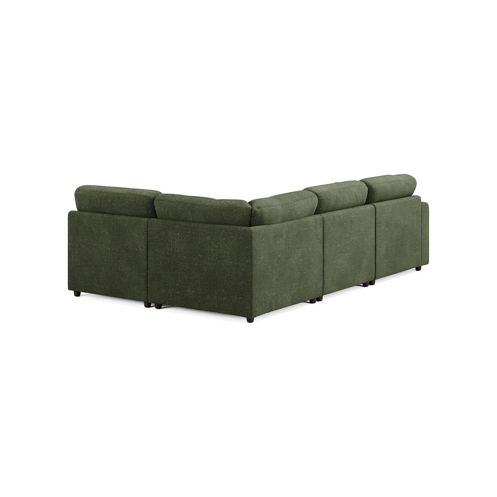 Marley 4 Seat Right Hand Modular Corner Sofa in Lila Pine Fabric - Group 5 2