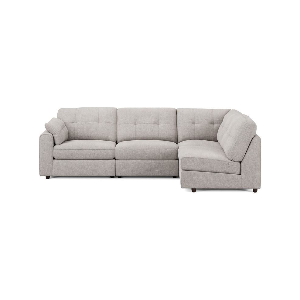 Marley 4 Seat Right Hand Modular Corner Sofa in Lila Stone Fabric - Group 5 3
