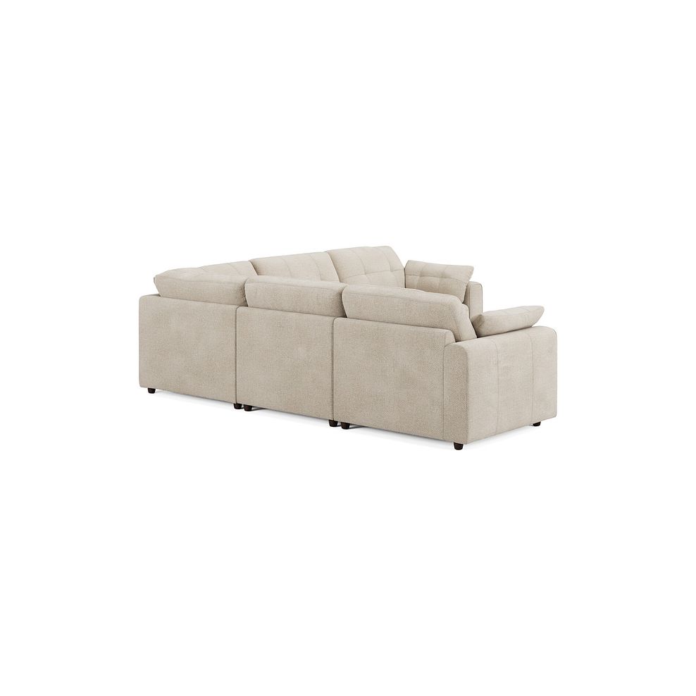 Marley 5 Seat Modular Corner Sofa in Lila Natural Fabric - Group 3 2