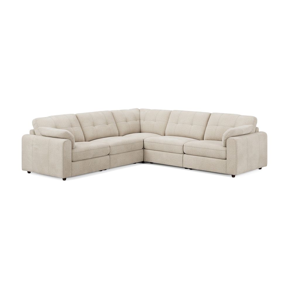 Marley 5 Seat Modular Corner Sofa in Lila Natural Fabric - Group 3 3