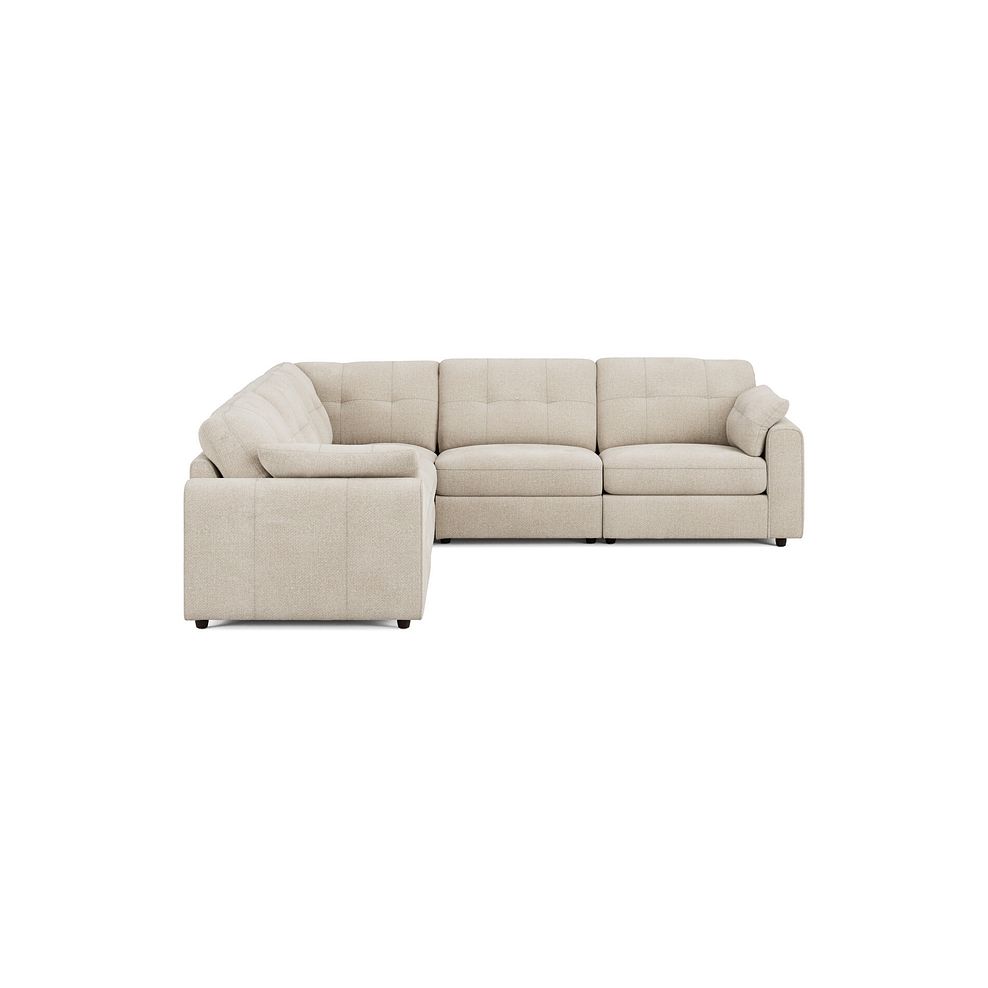Marley 5 Seat Modular Corner Sofa in Lila Natural Fabric - Group 3 4