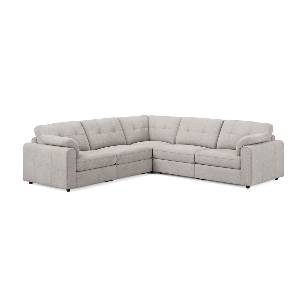 Marley 5 Seat Modular Corner Sofa in Lila Stone Fabric - Group 3 3