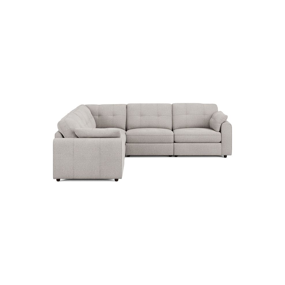 Marley 5 Seat Modular Corner Sofa in Lila Stone Fabric - Group 3 4