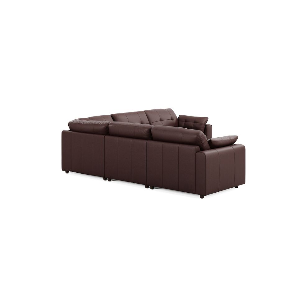 Marley 5 Seat Modular Corner Sofa in Oslo Chestnut Leather - Group 3 2
