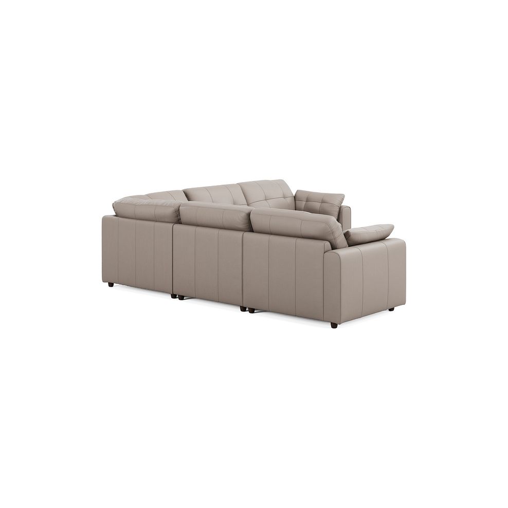 Marley 5 Seat Modular Corner Sofa in Oslo Oyster Leather - Group 3 2